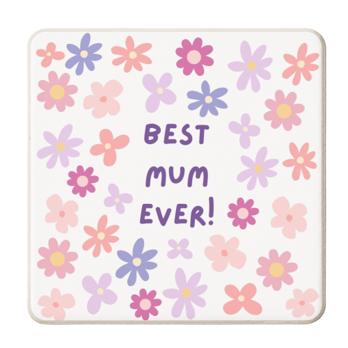 Best Mum Ever - Happy Mother's Day! - personalised beer coaster by Lilly Rose