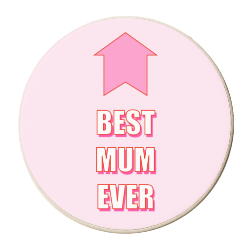 Best Mum Ever This Way - personalised beer coaster by Adam Regester