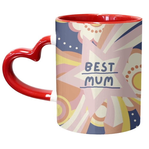 Best Mum Giftware - unique mug by Giddy Kipper