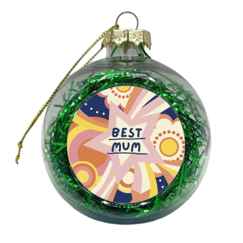 Best Mum Giftware - xmas bauble by Giddy Kipper