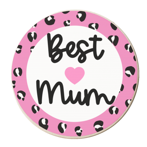 Best Mum - personalised beer coaster by Adam Regester