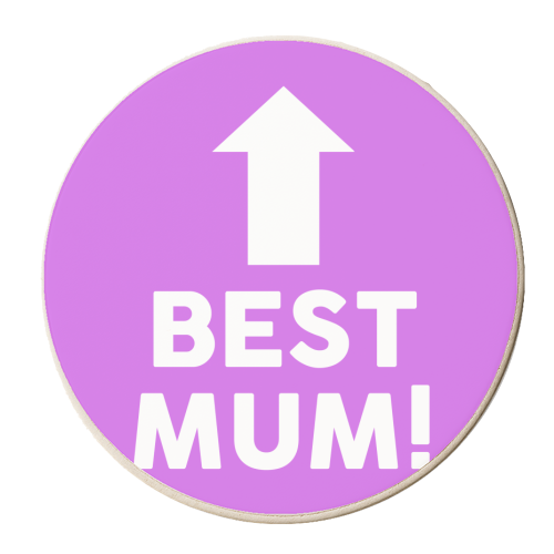 BEST MUM! - personalised beer coaster by AP