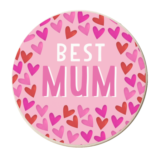 Best Mum - personalised beer coaster by The Boy and the Bear