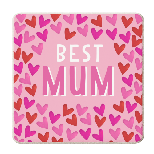 Best Mum - personalised beer coaster by The Boy and the Bear