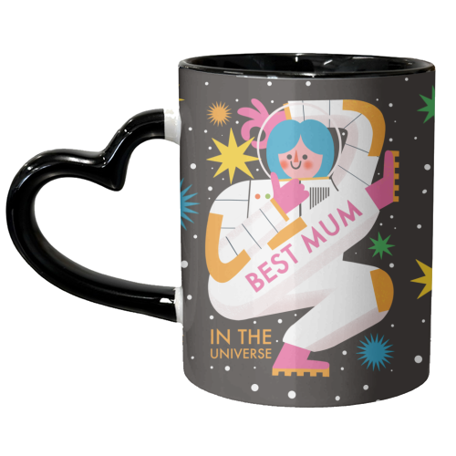 Best Mum Universe Design - unique mug by AbiGoLucky