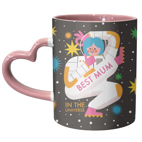 Best Mum Universe Design - unique mug by AbiGoLucky
