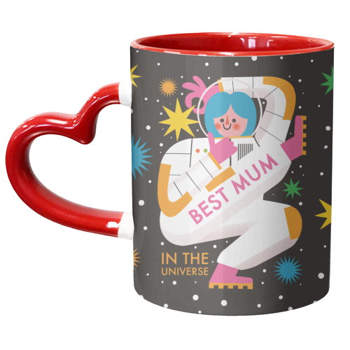 Best Mum Universe Design - unique mug by AbiGoLucky