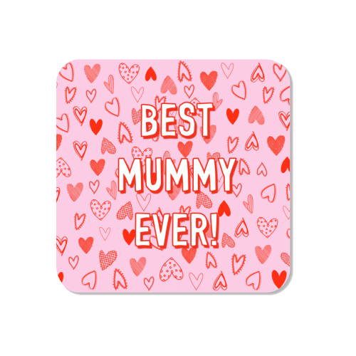Best Mummy Ever! (heart pattern) - Magnet by Adam Regester