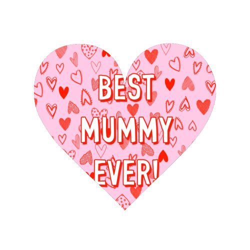 Best Mummy Ever! (heart pattern) - Magnet by Adam Regester