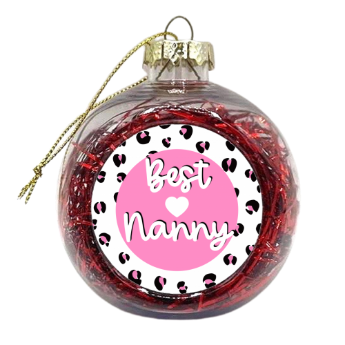 Best Nanny - xmas bauble by Adam Regester