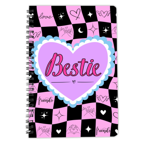 Bestie - personalised A4, A5, A6 notebook by Lilly Rose