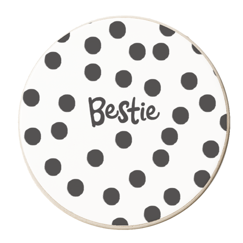 Bestie - personalised beer coaster by The Boy and the Bear