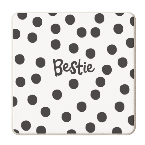 Bestie - personalised beer coaster by The Boy and the Bear
