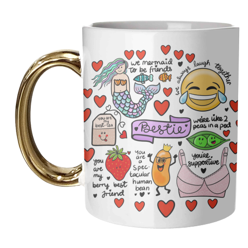 Bestie - unique mug by PixieDrew