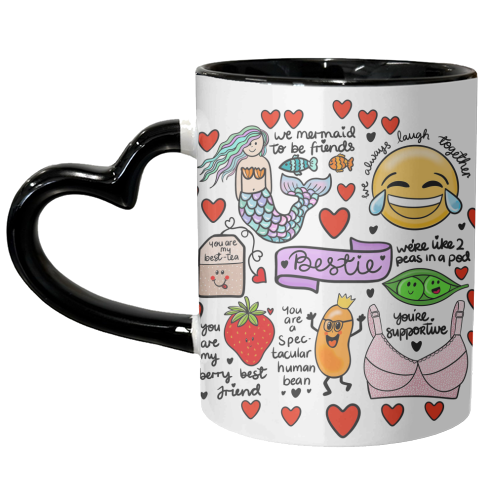 Bestie - unique mug by PixieDrew