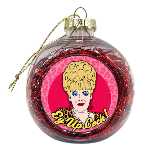 Bet Lynch - xmas bauble by Bite Your Granny