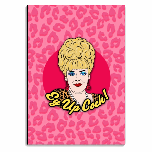 Bet Lynch - personalised A4, A5, A6 notebook by Bite Your Granny