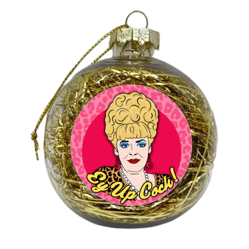 Bet Lynch - xmas bauble by Bite Your Granny
