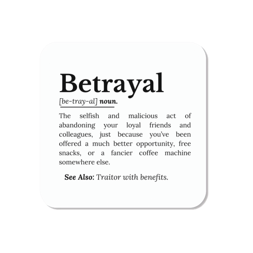 Betrayal Definition Funny Version - Magnet by timsal shol