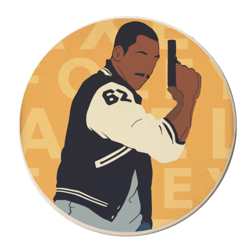 Beverly Hills Cop - personalised beer coaster by Danny Welch