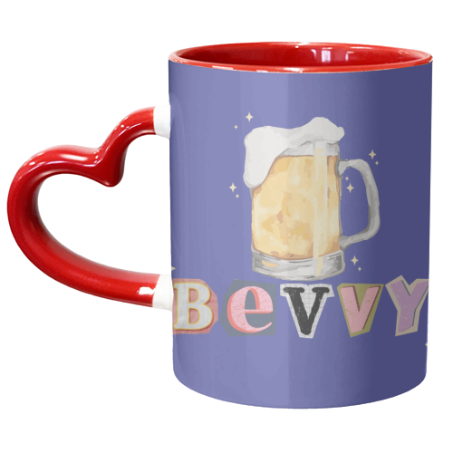 Bevvy!! - unique mug by The Yellow Box