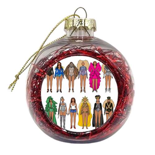 Beyonce - xmas bauble by Notsniw Art