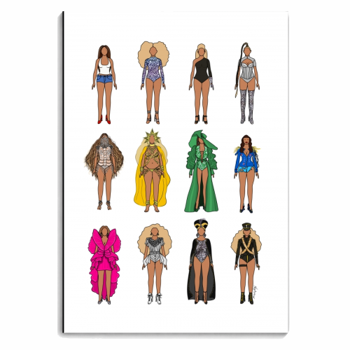 Beyonce - personalised A4, A5, A6 notebook by Notsniw Art