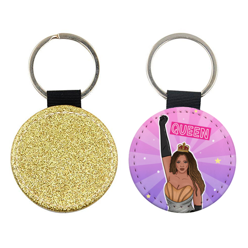 Beyoncé Queen - keyring by Loren Grosvenor