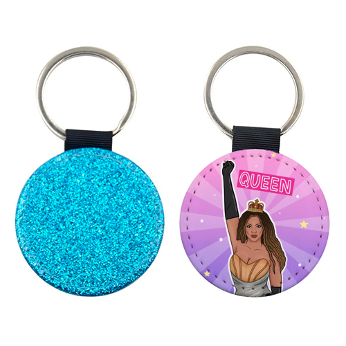 Beyoncé Queen - keyring by Loren Grosvenor