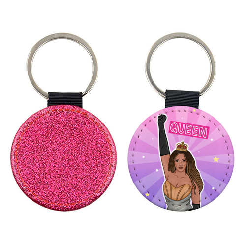 Beyoncé Queen - keyring by Loren Grosvenor