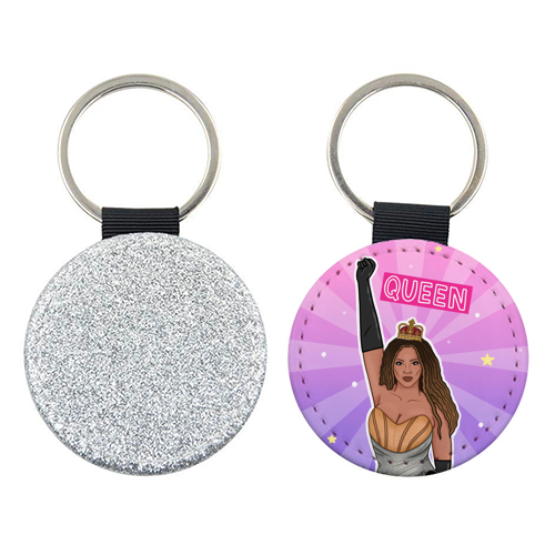 Beyoncé Queen - keyring by Loren Grosvenor