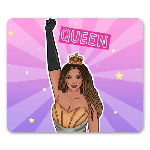 Beyoncé Queen - mouse mat by Loren Grosvenor