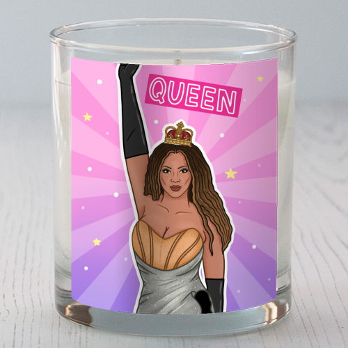 Beyoncé Queen - scented candle by Loren Grosvenor