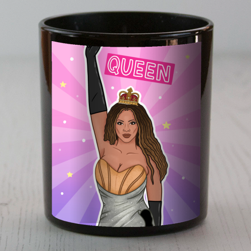 Beyoncé Queen - scented candle by Loren Grosvenor