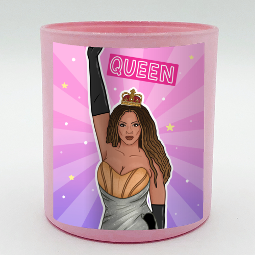 Beyoncé Queen - scented candle by Loren Grosvenor