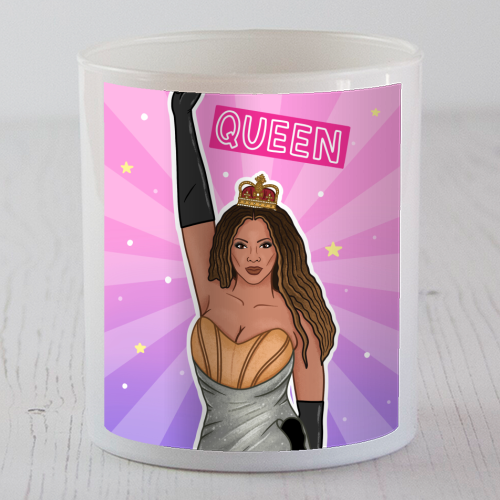 Beyoncé Queen - scented candle by Loren Grosvenor