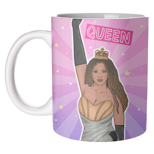 Beyoncé Queen - unique mug by Loren Grosvenor