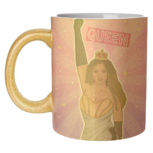 Beyoncé Queen - unique mug by Loren Grosvenor