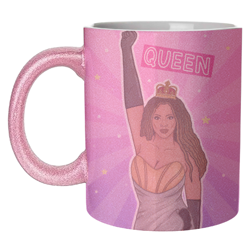 Beyoncé Queen - unique mug by Loren Grosvenor