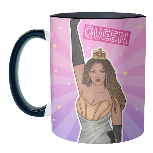 Beyoncé Queen - unique mug by Loren Grosvenor