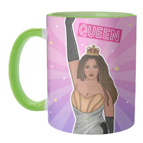 Beyoncé Queen - unique mug by Loren Grosvenor