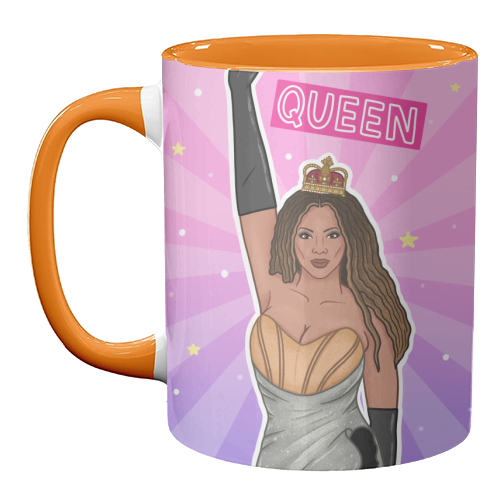 Beyoncé Queen - unique mug by Loren Grosvenor