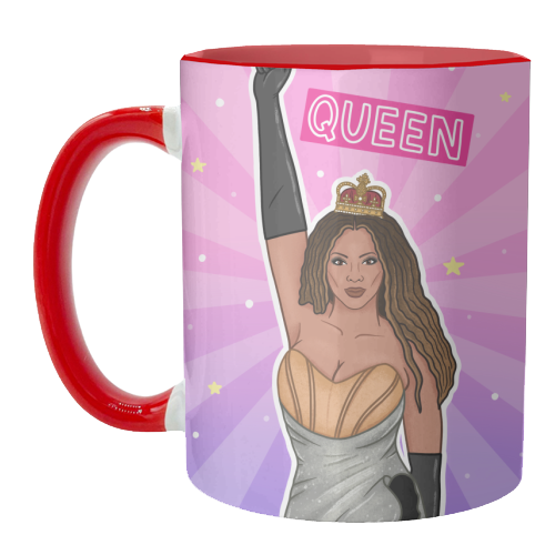 Beyoncé Queen - unique mug by Loren Grosvenor