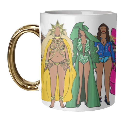 Beyonce - unique mug by Notsniw Art