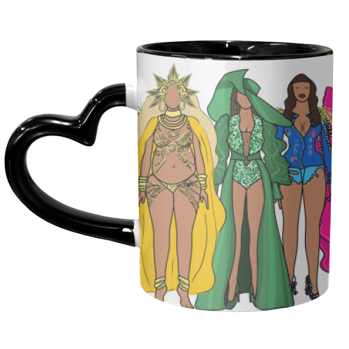 Beyonce - unique mug by Notsniw Art