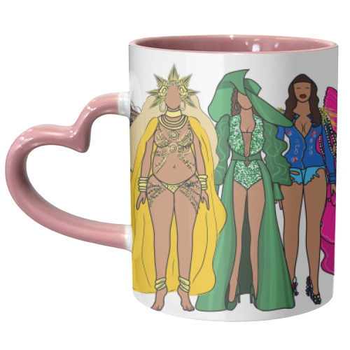 Beyonce - unique mug by Notsniw Art
