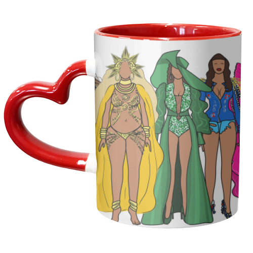 Beyonce - unique mug by Notsniw Art