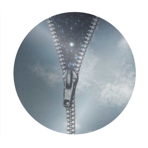 Beyond The Seams - Circle Sticker by OhMC! Designs