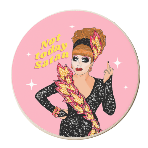 Bianca Del Rio - personalised beer coaster by The Queer Store