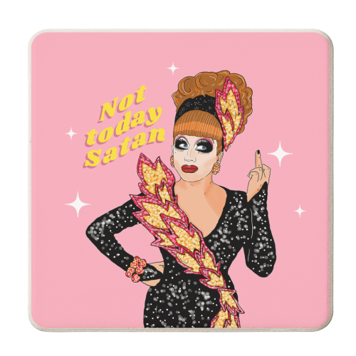 Bianca Del Rio - personalised beer coaster by The Queer Store